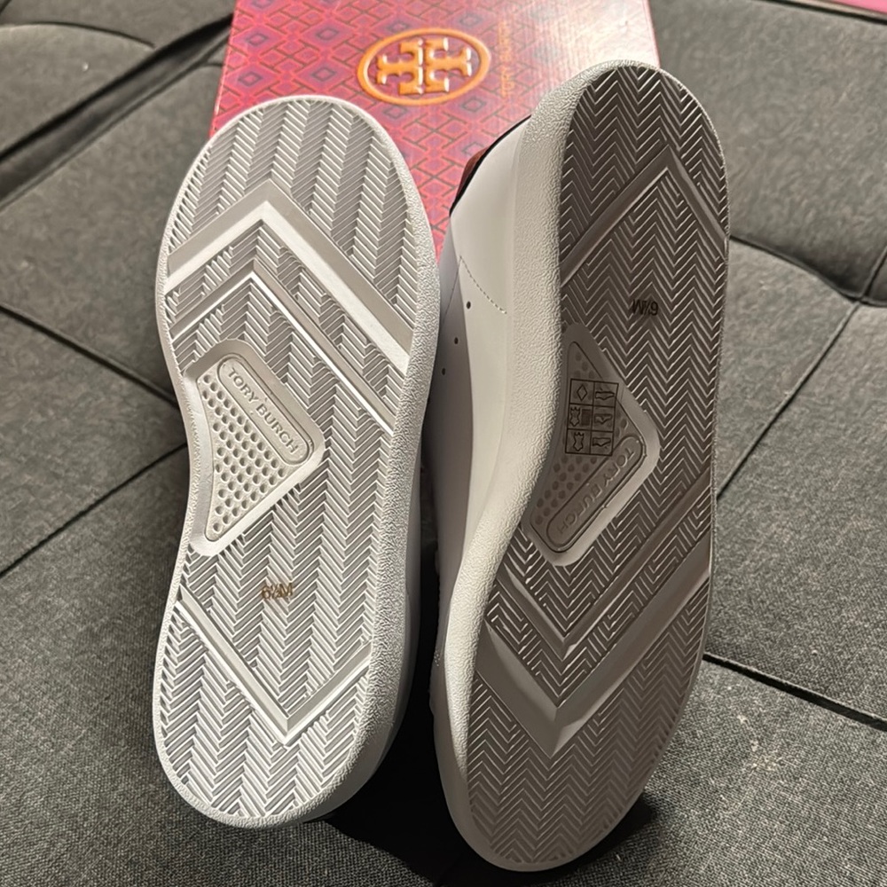 Tory Burch White Sneakers - Picture 4 of 6